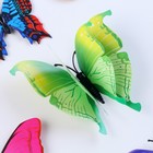 Набор для украшения «Бабочки», 12 шт, цвета МИКС - фото 10899961