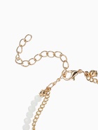 Браслет на ногу «QF. Хвост русалки», два ряда, L= 28.5 см, белый в золоте - Фото 3