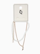 Браслет на ногу «QF. Хвост русалки», два ряда, L= 28.5 см, белый в золоте - Фото 4