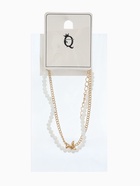 Браслет на ногу «QF. Хвост русалки», два ряда, L= 28.5 см, белый в золоте - Фото 6