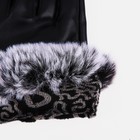 Перчатки женские, безразмерные, с утеплителем, цвет чёрный 9657715