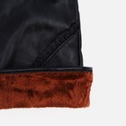 Перчатки женские, безразмерные, с утеплителем, цвет чёрный - фото 22897742