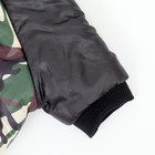 Комбинезон «Камуфляж». на меховом подкладе, размер L. ДС 35, ОШ 35, ОГ 45 см, чёрный. зелёный - Фото 12