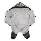 Комбинезон «Камуфляж». на меховом подкладе, размер L. ДС 35, ОШ 35, ОГ 45 см, чёрный. зелёный - Фото 10