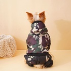 Комбинезон «Камуфляж». на меховом подкладе, размер L. ДС 35, ОШ 35, ОГ 45 см, чёрный. зелёный - Фото 8