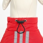 Комбинезон «Спорт», размер L, ДС 35, ОГ 45, ОШ 35 см, со светоотражающими полосами, красный - Фото 6