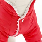 Комбинезон «Спорт», размер XL, ДС 40, ОГ 50, ОШ 40 см, со светоотражающими полосами, красный - Фото 5