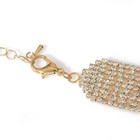 Колье «Лёд», 9 рядов, белое в золоте, 35 см - Фото 4