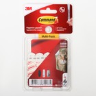 Клейкие полоски, белые, средние, Command, 18 шт - Фото 1