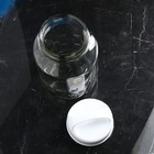 Банка для сыпучих продуктов «Универсальная», стеклянная, белая крышка, 3.3 л, Иран - Фото 3
