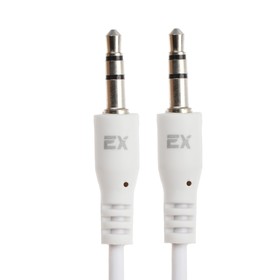 

УЦЕНКА Кабель аудио AUX Exployd EX-K-473, Jack 3.5 мм(m)-Jack 3.5 мм(m), 1м, белый