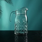 Набор кувшин с шестью стаканами из стекла, кувшин 2 л, стаканы 300 мл, Иран - фото 37576921