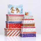 Набор подарочных коробок 10 в 1 «Сказочного Нового года», 30×19×11.5 - 12×6.5×4 см - Фото 2