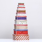 Набор подарочных коробок 10 в 1 «Сказочного Нового года», 30×19×11.5 - 12×6.5×4 см - Фото 3