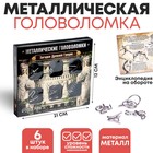 УЦЕНКА Металлические головоломки «Загадки Древней Греции» набор 6 шт. - Фото 1