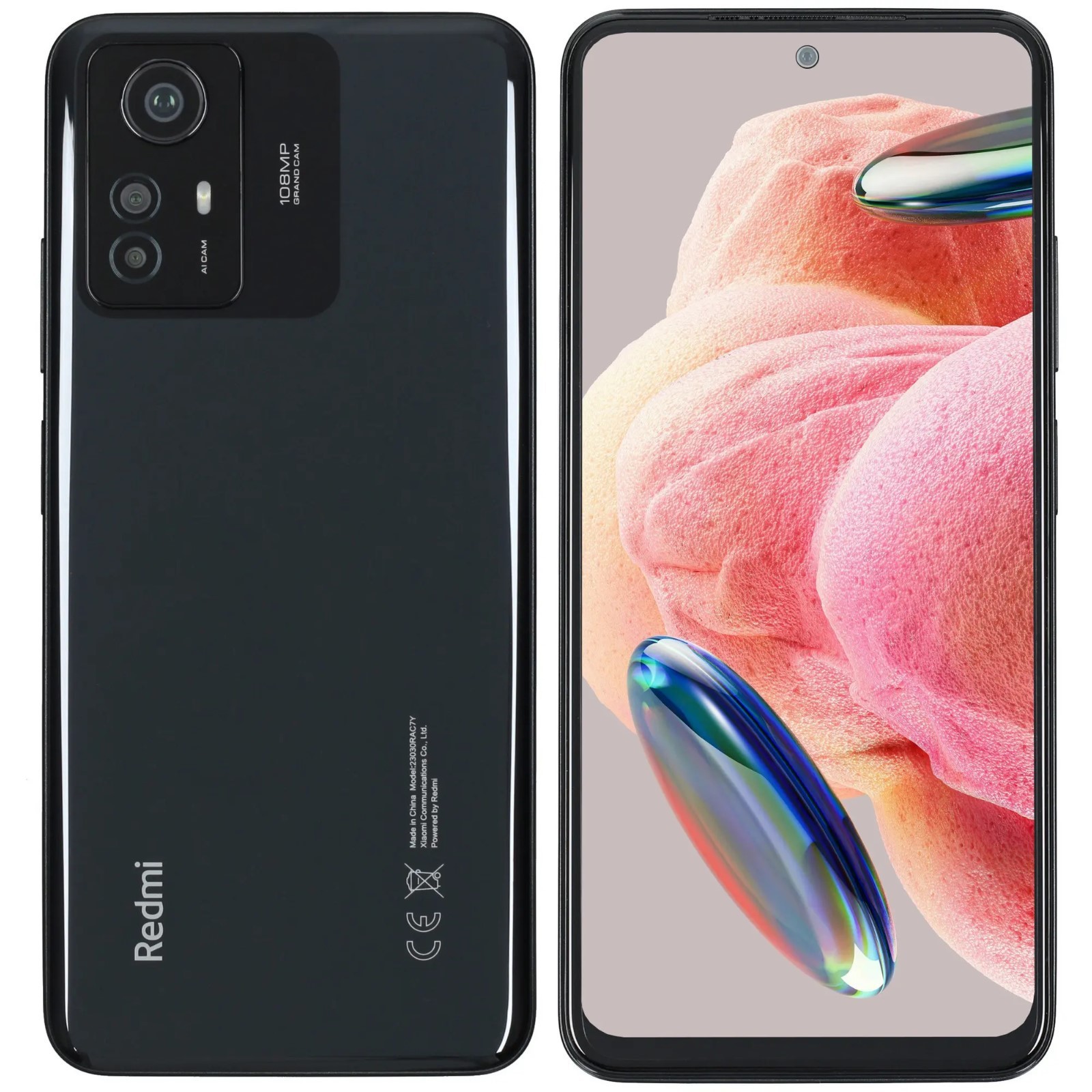Смартфон Xiaomi Redmi Note 12S RU, 6.43", 8 Гб, 256 Гб, 108 Мп, NFC ...