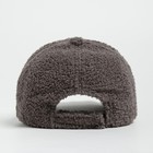 Бейсболка женская теплая MINAKU барашек 52-58 серый - фото 25431854