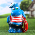 Садовая фигура из гипса «Бегемот - моряк», 17×17×29 см - Фото 2