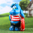 Садовая фигура из гипса «Бегемот - моряк», 17×17×29 см - Фото 3