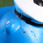 Садовая фигура "Бегемот - моряк" 17х17х29см - фото 24059572