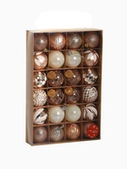 Ёлочные игрушки «Мелодия» ассорти люкс, шары новогодние, d=6 см, набор 24 шт., бело-золотой - Фото 16