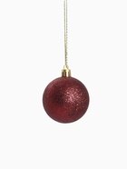 Ёлочные игрушки «Мелодия» ассорти люкс, шары новогодние, d=6 см, набор 24 шт., бело-бордовый 9510750