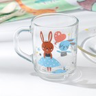 Набор стеклянной детской посуды «Балерины», 3 предмета - Фото 3