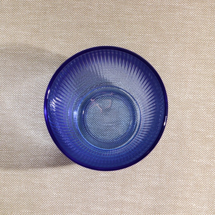 Стакан низкий стеклянный «Концепто Страйпи», 250 мл, цвет синий - фото 1885719799