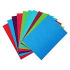 Картон цветной двусторонний А4, 10 листов, 20 цветов, Calligrata TOP мелованный 230 г/м2, в папке - Фото 3
