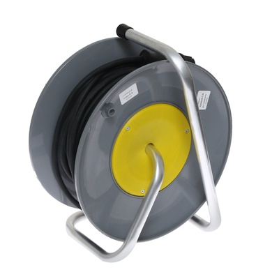 Удлинитель морозостойкий на катушке Luazon Lighting ECO, 4 розетки, 25 м, 16 А, КГ 3×2.5 мм2, с выключателем