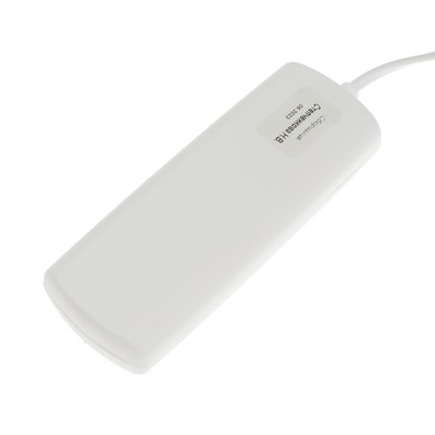 Удлинитель Luazon Lighting ECO, 3 розетки, 2.7 м, 6 А,1300 Вт, ШВВП 2×0.75 мм2, без заземления, белый