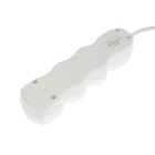 Удлинитель Luazon Lighting ECO, 3 розетки, 4.5 м, 10 А, 2200 Вт, ПВС 3х0.75 мм2, с з/к,белый 9530888 - фото 16133011