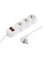 Удлинитель Luazon Lighting ECO, 3 розетки, 4.5 м, 16 А, 3500 Вт, ПВС 3×1 мм2, с заземлением, с выключателем - Фото 2