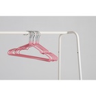 Плечики - вешалки для одежды Доляна, 29.5×16.5 см, 10 шт., детские, антискользящее покрытие, розовые - Фото 7