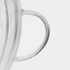 Кружка стеклянная с двойными стенками «Риба», 250 мл - Фото 3