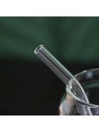 Стакан BellaTenero «Эко», 500 мл, 7.5×15.5 см, с трубочкой, с бамбуковой крышкой, стекло, прозрачный - Фото 7