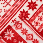 Плед «Этель. Новогодний узор», 150×200 см, корал-флис - Фото 11