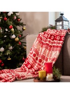 Плед «Этель. Новогодний узор», 150×200 см, корал-флис - Фото 5