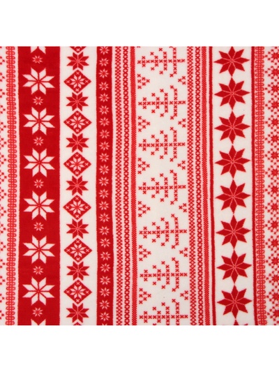 Плед «Этель. Новогодний узор», 150×200 см, корал-флис