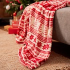 Плед «Этель. Новогодний узор», 150×200 см, корал-флис - Фото 8