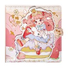 Записная книжка подарочная, А6, 132 листа, цветной блок, с хлястиком на магните, обложка ПВХ, «Аниме», МИКС - Фото 3