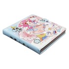 Записная книжка подарочная, А6, 132 листа, цветной блок, с хлястиком на магните, обложка пвх, "Аниме", МИКС - Фото 6