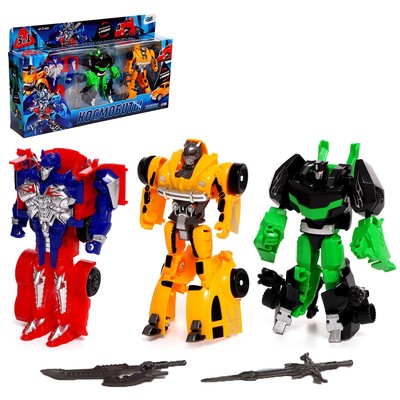 УЦЕНКА Набор трансформеров «Космоботы», 3 шт.