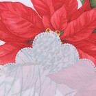 Скатерть Доляна "Рождественские цветы" 110*145 см, 100% п/э - Фото 6