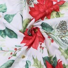 Скатерть Доляна "Рождественские цветы" 110*145 см, 100% п/э - Фото 7