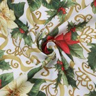 Скатерть новогодняя Доляна «Праздничные украшения» 110×145 см, 100% п/э - Фото 7