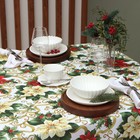 Скатерть новогодняя Доляна «Праздничные украшения» 145×220 см, 100% п/э - Фото 4