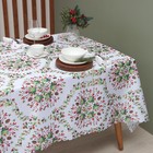 Скатерть Доляна «Хвойный узор» 145×220 см, 100% п/э - Фото 2