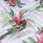 Скатерть новогодняя Доляна «Рождественский букет» 145×300 см, 100% п/э - Фото 7