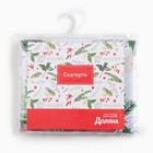 Скатерть новогодняя Доляна «Рождественский букет» 145×300 см, 100% п/э - Фото 8